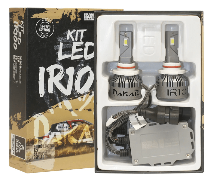 KIT AMPOLLETA TURBO LED DAKAR 9005  45.000 LMN IR1002