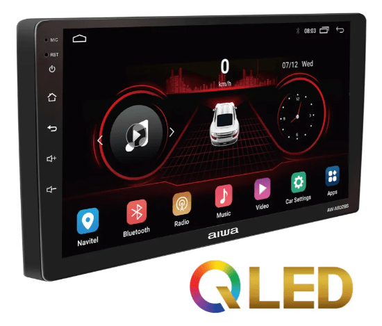 Radio Auto 2 Din Android Touch Hd De 9'' Aiwa Aw-a802bs 2