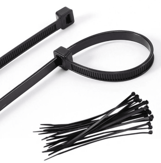 Bolsa 100 Unidades Amarras Plasticas Precinto 4,8mm X 250mm Color Negro 0
