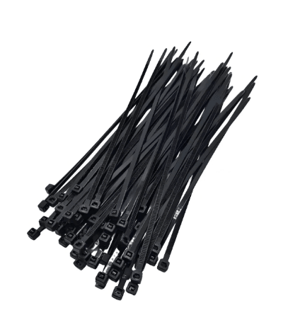 Bolsa100 Unidades Amarras Plasticas Precinto 4,8mm X 450Mm Color Negro 1