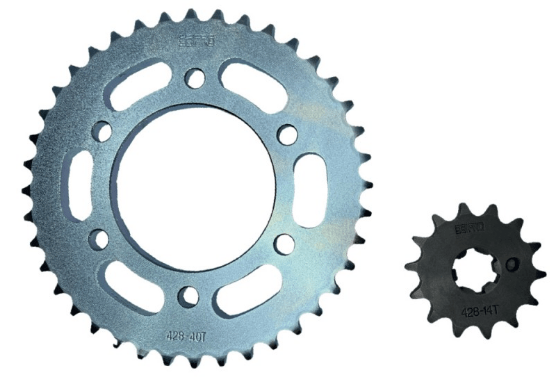 KIT TRANSMISION FZ 16 FZ 2.0 YAMAHA 40D A4D 428H C DORADO SEIPRO RACING2