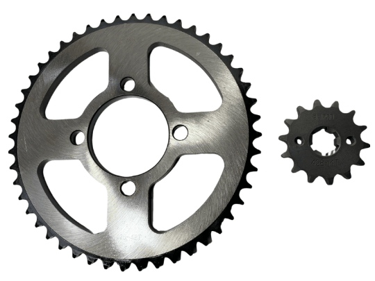 KIT TRANSMISION XTZ 125 YAMAHA 48D .14D . 428H 122L . C DORADA SEIPRO RACING3