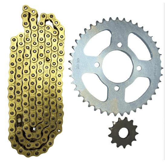 KIT DE TRANSMISION RKS 125 RKS 150 43D 13D C DORADA SEIPR0 RACING 1