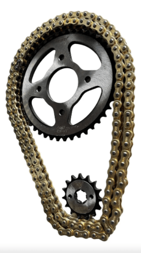 KIT TRANSMISION GIXXER 150 REFORZADO CADENA DORADA2