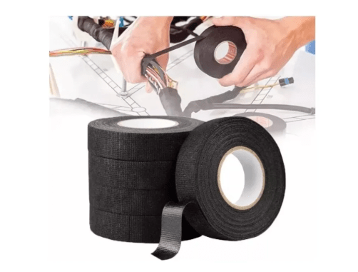 Cinta Tela Adhesiva Aislante Cableado Automotriz 15m*20mm 0