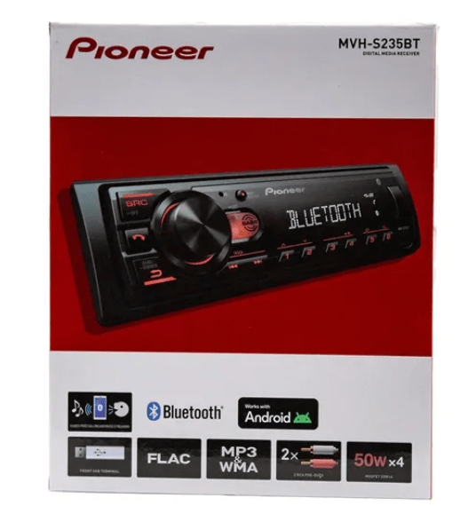 RADIO Pioneer MVH-S235BT 1DIN Bluetooth 50Wx41