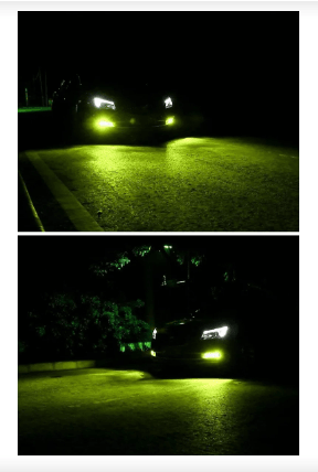 TURBO LED VERDE LIMON H8 H9 11 H162