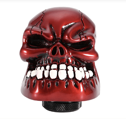 POMO PALANCA DE CAMBIOS CALAVERA BRILLANTE 0