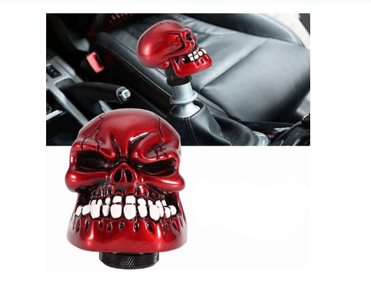 POMO PALANCA DE CAMBIOS CALAVERA BRILLANTE2