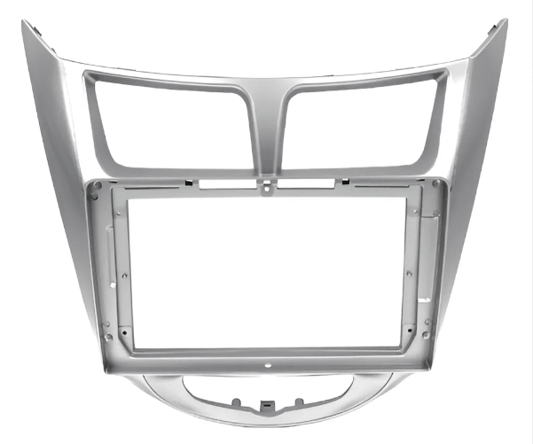 BISEL RADIO HYUNDAI ACCENT 9 PULGADAS GRIS PLATA 2011 2016 1