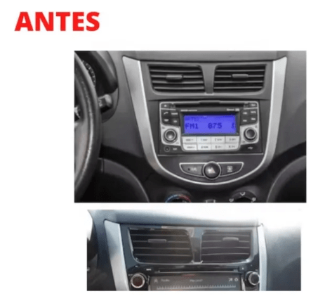 BISEL RADIO HYUNDAI ACCENT 9 PULGADAS GRIS PLATA 2011 20161