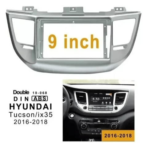 BISEL ADAPTADOR RADIO HYUNDAI TUCSON 2015 2018 9 PULGADAS1