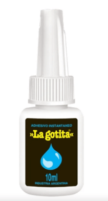 ADHESIVO INSTANTANEO TAMAÑO PROFESIONAL LA GOTITA 1