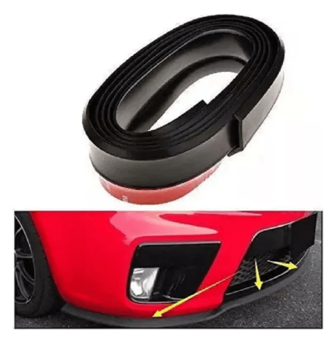 Lip Goma Parachoque Delantero Samurai Universal Auto NEGRO3