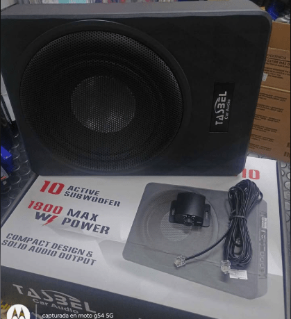 SUBWOOFER AMPLIFICADO PLANO TASBEL 1800W1
