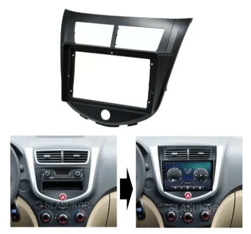 Bisel Adaptador Radio Pantalla Jac J4 2015-2020 9pulgadas 0