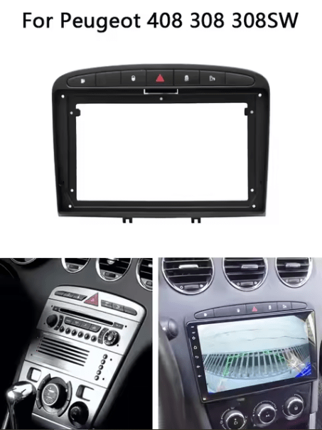 Bisel Adaptador Radio Peugeot 308 408 De 9 Pulgadas 2008-162