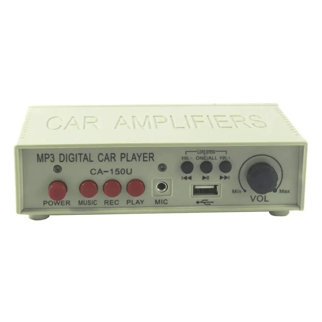 MEGAFONO REPRODUCTOR MP3 CON GRABACION Y USB 12V 24V3
