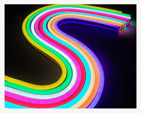 CINTA TIRA LED NEON AZUL FLEXIBLE 12 VOL 5M2