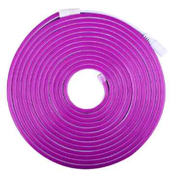 CINTA LED NEON VIOLETA FLEXIBLE 12 VOL  5M 0