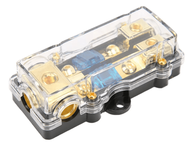 DISTRIBUIDOR DE CORRIENTE 2 ENTRADAS 3 SALIDAS con fusible 60A3