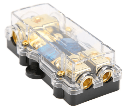 DISTRIBUIDOR DE CORRIENTE 2 ENTRADAS 3 SALIDAS con fusible 60A2