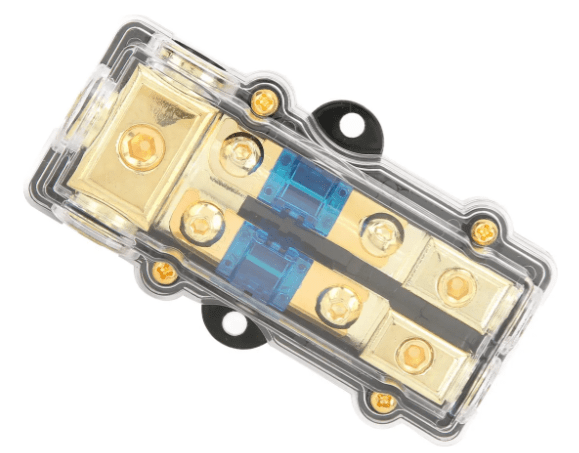 DISTRIBUIDOR DE CORRIENTE 2 ENTRADAS 3 SALIDAS con fusible 60A 0