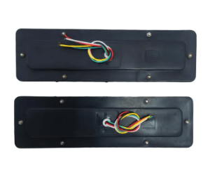 PAR DE LUCES TRASERAS CARRO ARRASTRE CON FLECHAS VIRAJE 12V2