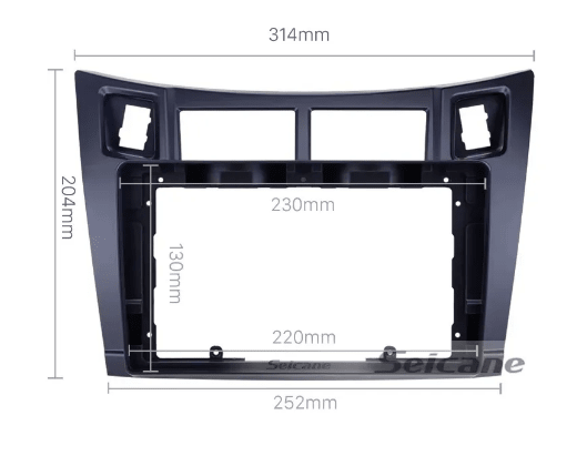 BISEL TOYOTA YARIS SPORT NEGRO 2005 2013 9P4