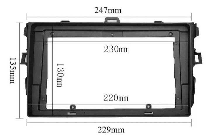 BISEL TOYOTA COROLLA 2006 A 2013 9P2
