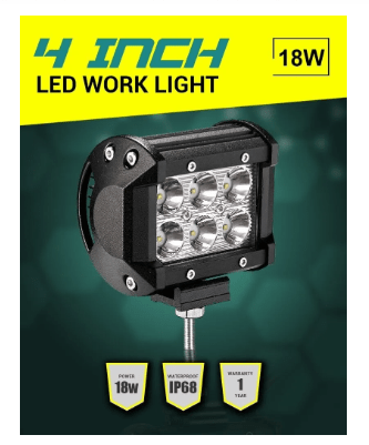 Focos Neblineros Led 18w Blanco Expansion Auto Moto3