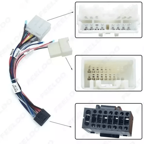 ARNES ADAPTADOR RADIO MITSUBISHI L200 2 CONECTORES2
