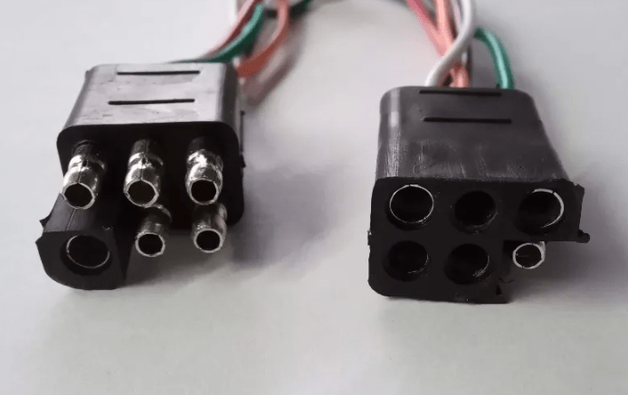 ENCHUFE MACHO HEMBRA 6 PIN REMOLQUE SET2