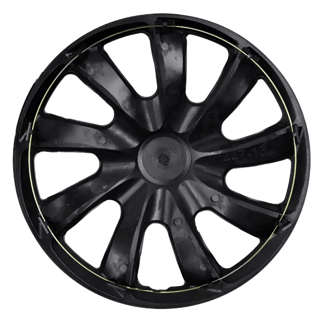 TAPA RUEDA 13 PLATA CON NEGRO ML 78073680272592