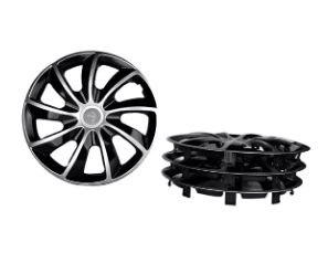 TAPA RUEDA 13 PLATA CON NEGRO ML 78073680272593