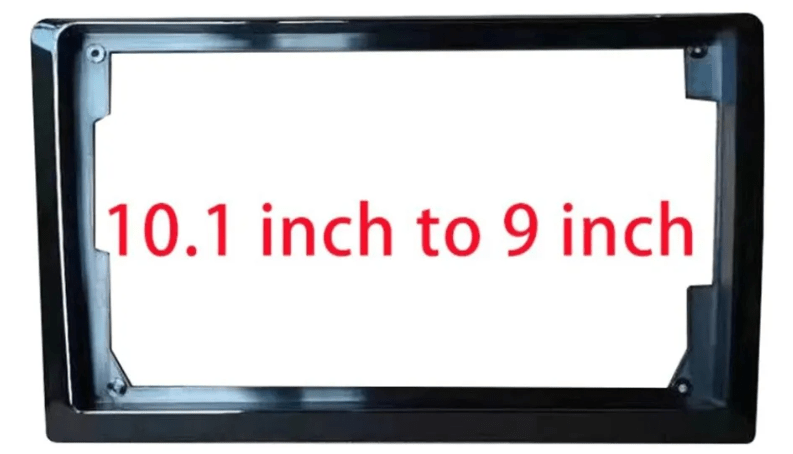 Bisel Adaptador De Radio Reductor De 10 A 9 Pulgadas Color Negro 1