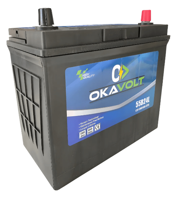 BATERIA AUTO 45AH 420CCA POSITIVO RH BORNE DELGADO   OKAVOLT2