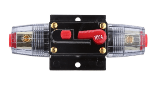 Portafusibles Interruptor Estéreo Automotriz 100AMP2