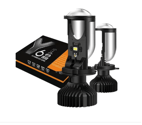 AMPOLLETA LED OPTICO H4  Y6 8000 LUMINES AUTO 36W LUPÁ2