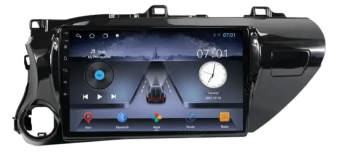 BISEL TOYOTA HILUX 10.1 pulgadas 2017 MAS1