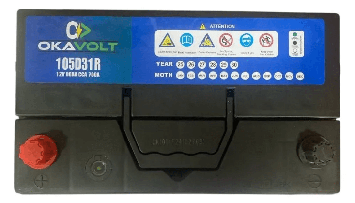 BATERIA AUTO 90AH 700A  POSITIVO IZQUIERDO BORNE ESTANDAR3