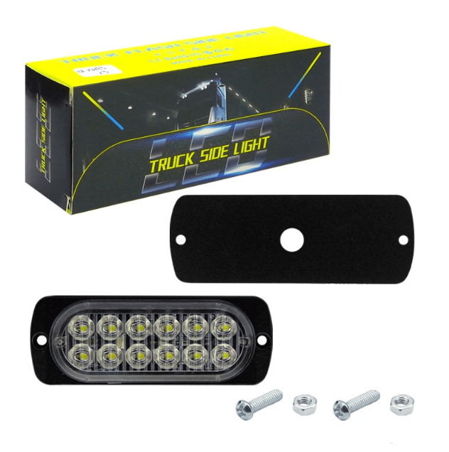LUZ LED STROBO 12 LED AMARILLO/ ROJO PARA 12 Y 24V4