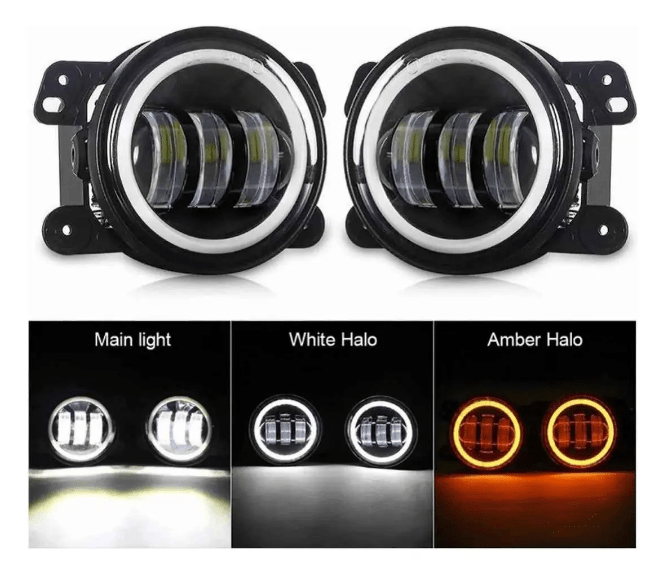 Neblinero Led 12-24V 60W REDONDOS4