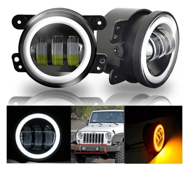 Neblinero Led 12-24V 60W REDONDOS3