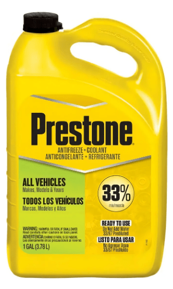 ANTICONGELANTE COOLANT PRESTONE 33% VERDE MULTIVEHICULOS 0
