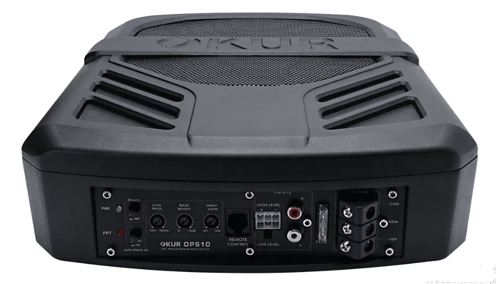Subwoofer Plano Amplificado Okur Ops10 300rms By Db Drive Negro5