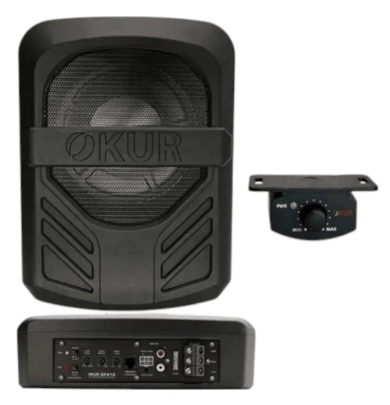 Subwoofer Plano Amplificado Okur Ops10 300rms By Db Drive Negro 0