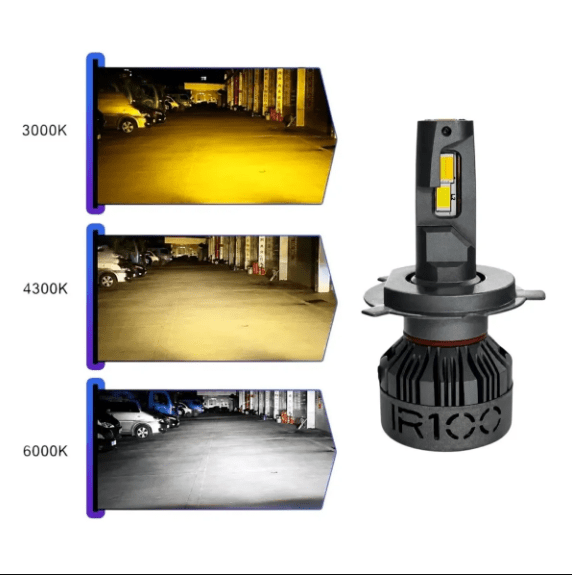 Kit Ampolletas Turbo Led Canbus H4 45.000lm Dakar Ir100 DUAL2