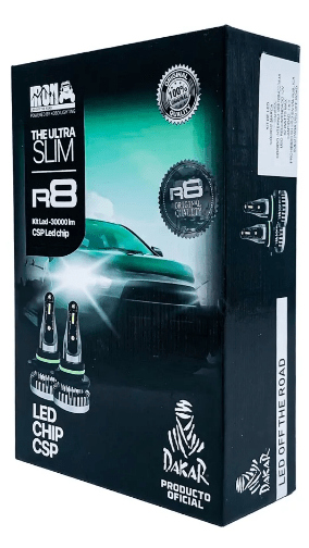 Kit Ampolletas Turbo Led R8 H4/ 9012/ H13/ 9005/ H272