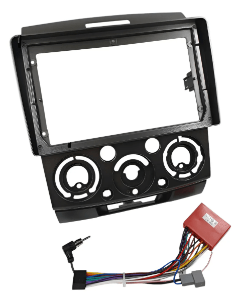 Bisel adaptador radio Ford Ranger 2006-2010  Mazda Bt50+arnes2